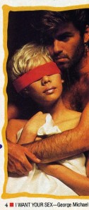 Maybe George should be the one blindfolded.